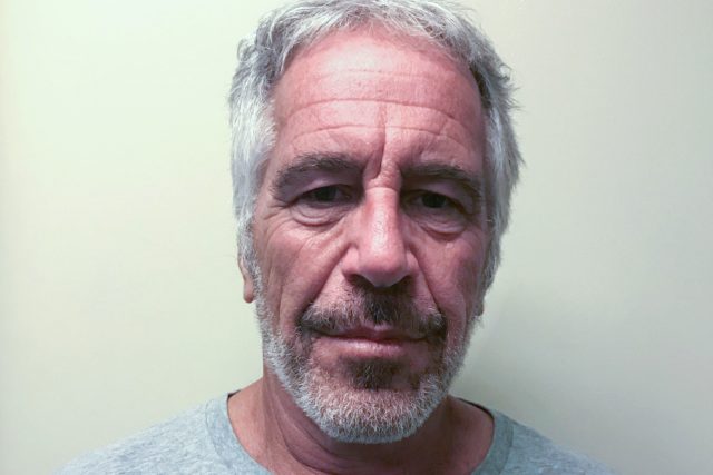 Jeffrey Epstein in a photograph taken for the New York State Division of Criminal Justice Services' sex offender registry in 2017