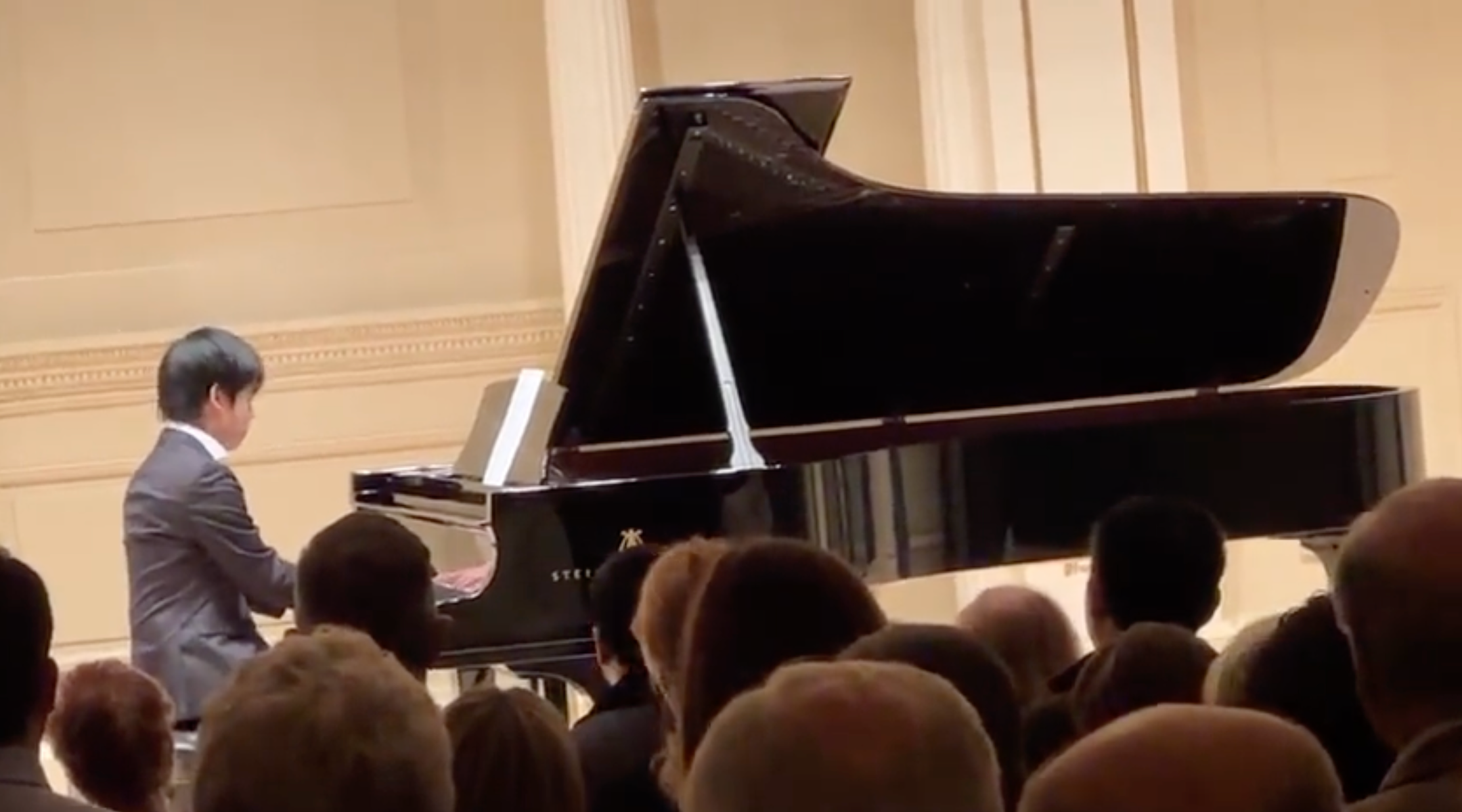 Kevin Chen performing at Carnegie Hall on Oct. 19, 2023. (Screenshot)
