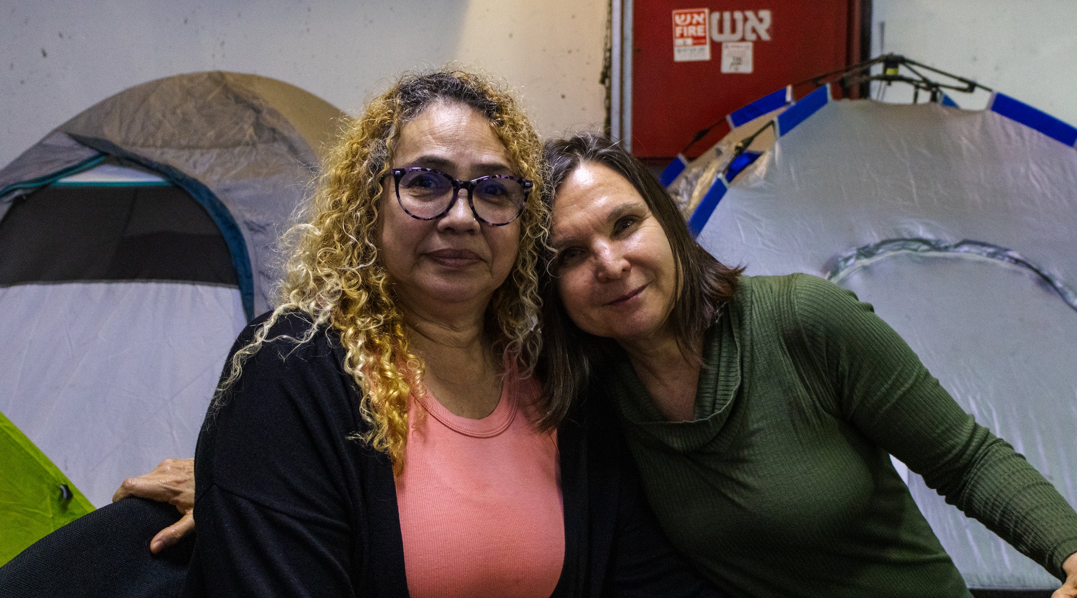 A photo of Arca and Rozen.