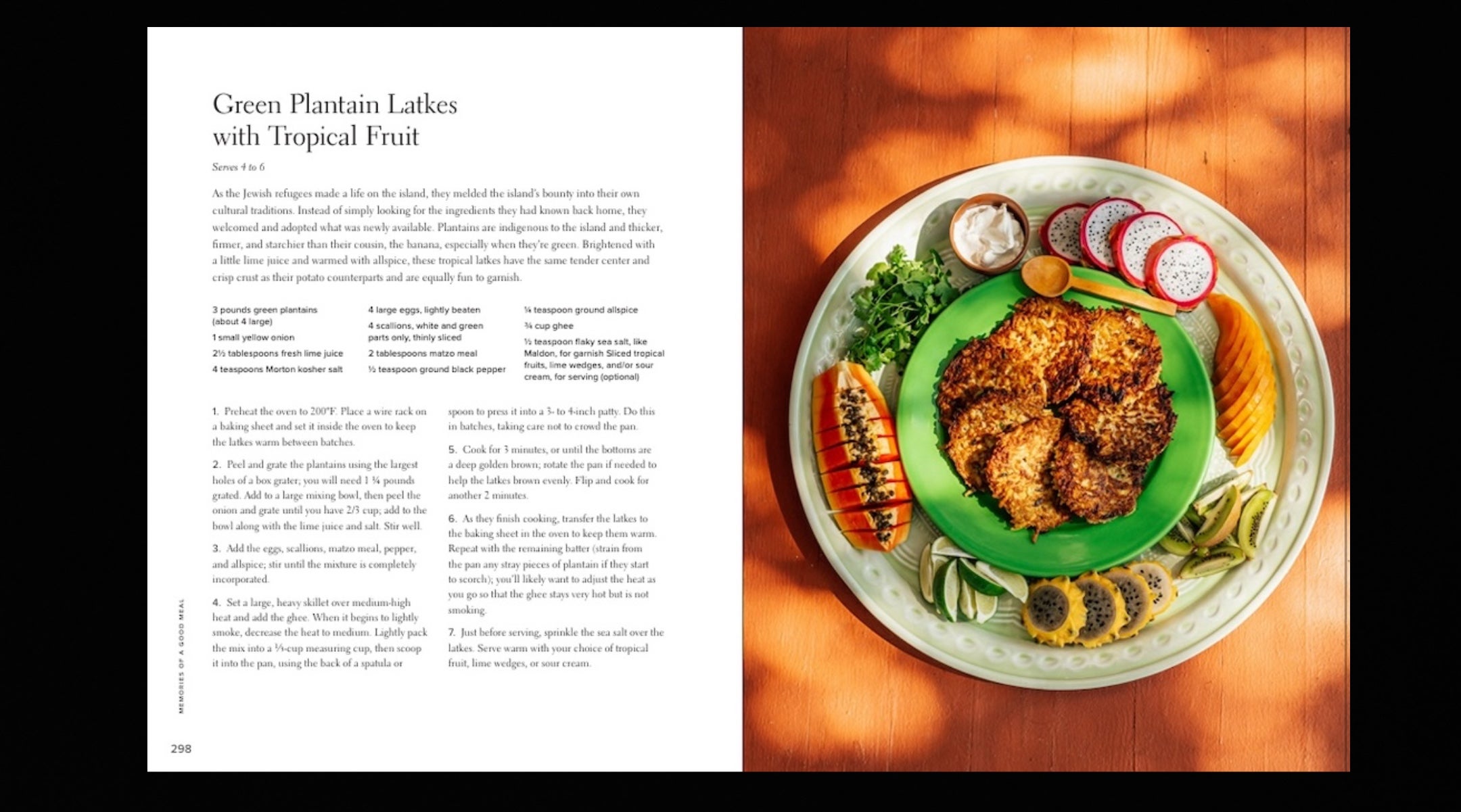 recipe and image of latkes